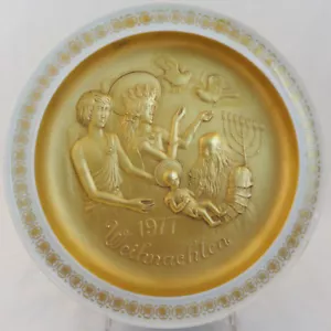 PLATO DE NAVIDAD HOLY FAMILY 1977 de Hutschenreuther NUEVO STOCK de Ole Winther - Imagen 1 de 2