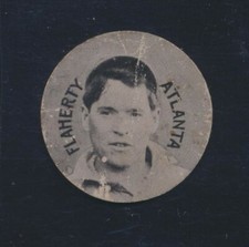 1909-1911 E254 Colgan's Chip Baseball Card PATSY FLAHERTY Atlanta Crackers