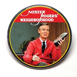 Mr Rogers Neighborhood Advertising Pocket Mirror Vintage Style - Picture 1 of 2