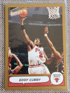 EDDY CURRY 2004-05 Topps Bazooka GOLD Basketball PARALLEL Card #22 Chicago Bulls