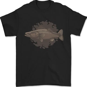 Herren-T-Shirt Walleye Fischfischen Fischer 100 % Baumwolle - Bild 1 von 14