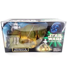 Star Wars Power of The Force Dewback & Sandtrooper 32" Action Figures Hasbro New