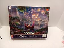 Ceaco Disney Tangled Thomas Kinkade Jigsaw Puzzle - 2000 Pieces - USED