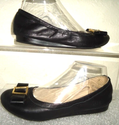 Zapatos sin cordones Cole Haan para mujer talla 6 B de cuero negro mocasín mocasín mocasín Foto 1 de 4