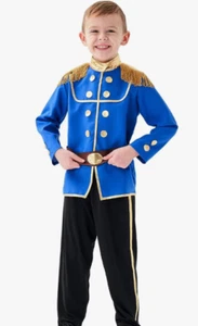 Handsome Prince Costume Boys Sz Small 3-5, Pants, Belt, Top - Free Beauty HPF015 - Photo 1/7