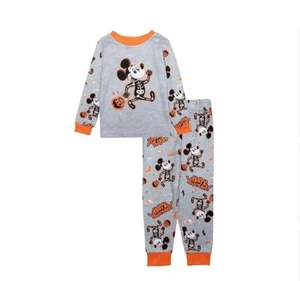 Mickey Mouse Trick Or Treat Skeleton Costume Boy's Halloween Pajama Set - Picture 1 of 12