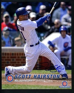 Scott Hairston Signed Autographed 8 X 10 Photo Chicago Cubs - Picture 1 of 1