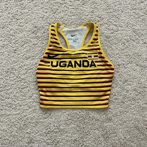 Nike Pro Elite Olympic Team Uganda Running Top Singlet DD7965-728 Womens Size XS - Picture 1 of 7