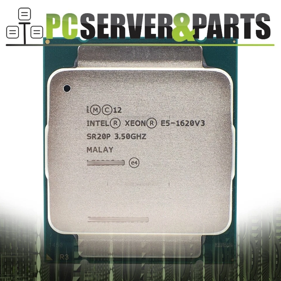 Pair of Intel Xeon E5-1620 v3 SR20P 3.5GHz 10M Quad Core LGA2011-3 CPU Processor - Image 1 of 1
