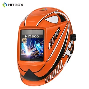 HITBOX Vollautomatik Profi Schweißhelm Vollautomatik Schweißmaske Schweißschild - Bild 1 von 10