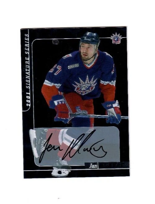 Jan Hlavac 2000-01 Be A Player Signature Series AUTO Card # 147 - Image 1 of 2