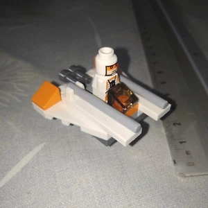 lego microfig STAR WARS - snow speeder + pilot - Picture 1 of 2