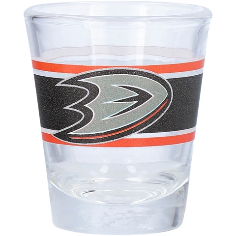 Anaheim Ducks 2oz. Stripe Shot Glass Cover