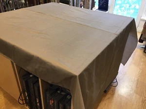 Plain Satin Mushroom Fabric 4mts - Picture 1 of 4