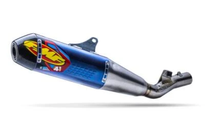 FMF Racing Anodized Titanium Factory 4.1 RCT Muffler w/Carbon Cap - Image 1 of 2