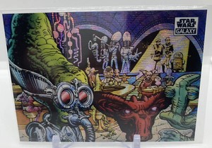2021 Topps Star Wars Galaxy Chrome Mos Eisley Cantina Wave Refractor 05/99