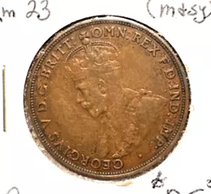Australia 1920 (m&sy) no dots penny K M 23 XF - Picture 1 of 2