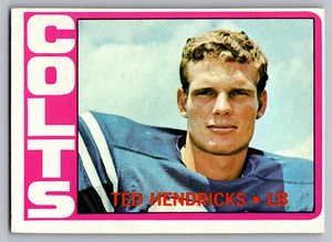 1972 TOPPS #93 TED HENDRICKS COLTS ROOKIE - Picture 1 of 3