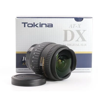Nikon tokina At-X 3,5 -4 , 5/10-17 Ojo de Pez Dx + Top (233058) - Imagen 1 de 4
