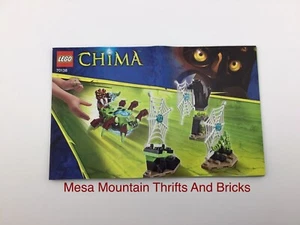 LEGO® Legends Of Chima 70138 Web Dash Instruction Manual Only! - Picture 1 of 2