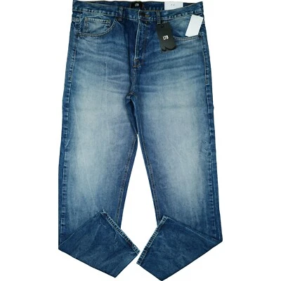 LTB W36 L34 Jeans Pants Blue Men's Vernon Loose Fit Straight Leg Mid Rise 52 NEW - Image 1 of 4