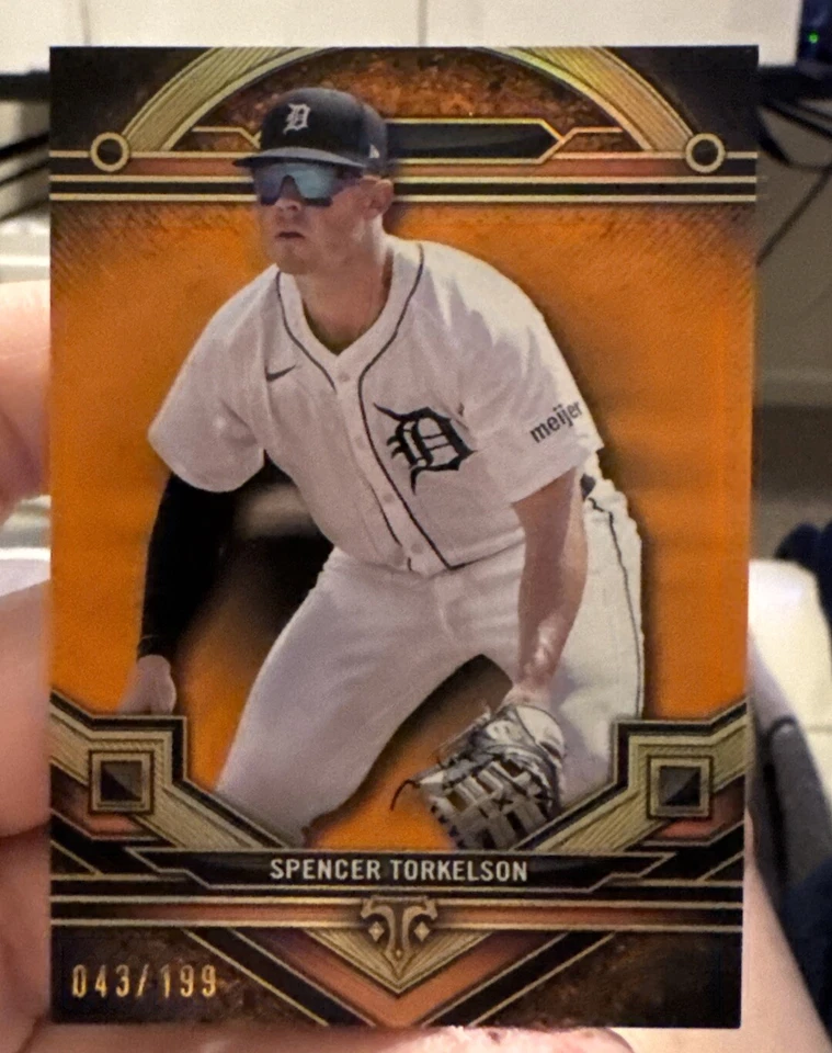 2024 Topps Triple Threads SPENCER TORKELSON 043/199 Amber Tigers #48 - Image 1 of 3