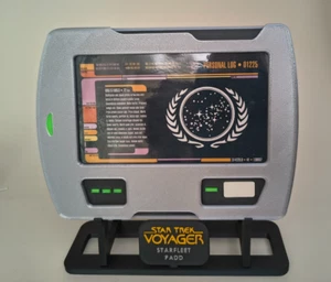 Large PADD (Star Trek Voyager) 3D Printed. includes 2 laminated screen inlays - Picture 1 of 7