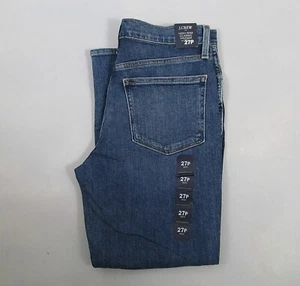 J.Crew Factory High Rise Classic Vintage Jeans Size 27P Blue BG143 New NWT - Picture 1 of 4