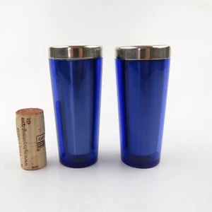 Barware Blau Schnapsgläser 2er Set Isoliert Cold oder Hot Shots - Bild 1 von 4