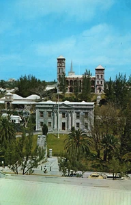 Bermudas Ciudad de Hamilton El Cenotafio, Casa de Asamblea... Postal De Colección C308 - Imagen 1 de 2