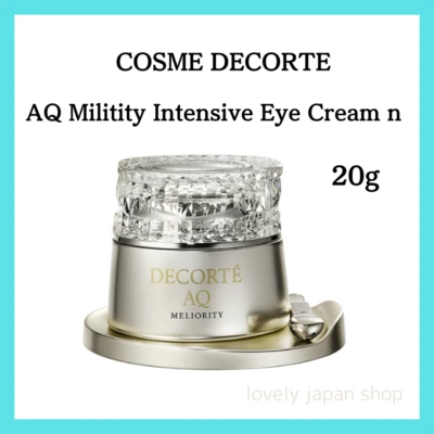 Crema intensiva de ojos COSME DECORTE AQ Meliority n 20 g cuidado del envejecimiento hecha en Japón Foto 1 de 3