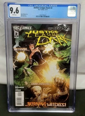 Justice League Dark #2 CGC 9.6 DC Comics 2011 White Pages  - Image 1 of 4
