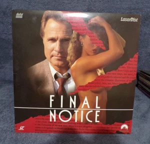 1990 Final Notice A Psychopath is turning Terror Into Art Laserdisc Home Movie - Picture 1 of 2