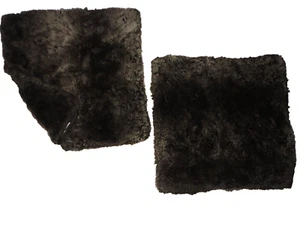 Restaurationsbeschläge Kunstfell braun Tier (2 RV-Überwurf Kissenbezüge 22x22 - Bild 1 von 8