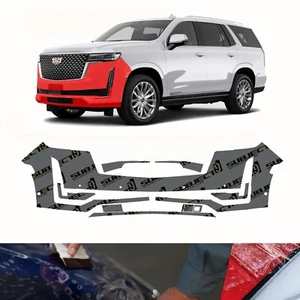 21-24 Cadillac Escalade Pre-Cut Front Bumper Paint Protection Clear Film PPF - Picture 1 of 6