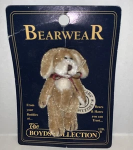 Prendedor de perro Boyds Bears retirado Wuzzie Tucker F Wuzzie cosido a mano - Imagen 1 de 7