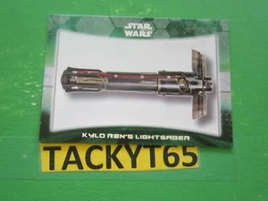 STAR WARS: THE FORCE AWAKENS SERIES 1 SINGLE WEAPONS CARD(s) NEW YOU CHOOSE - Picture 1 of 12