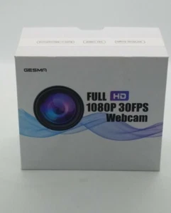 Gesma CM-02 Full HD 1080P 30FPS Webcam 110° Wide Angle Built In Mic Zoom/YouTube - Picture 1 of 4