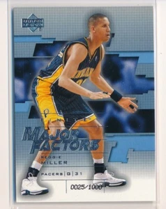 2003-04 Upper Deck Finite Major Factors Basketball /1000 Reggie Miller #266 HOF - Picture 1 of 2