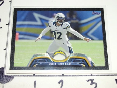 Eric Weddle 2013 TOPPS #66 Black Variant/58 - San Diego CHARGERS - Utah UTES - Image 1 of 2