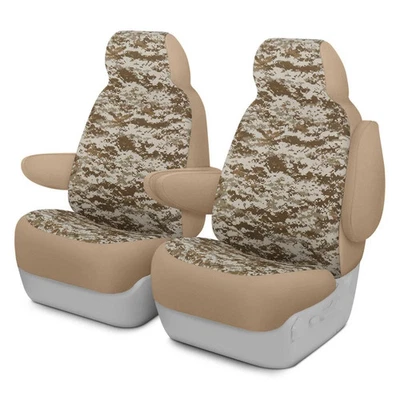 For Dodge Durango 11-23 Dash Designs Camo 1st Row Digital Tan Custom Seat Covers Foto 1 de 4