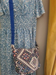 Damen Crossover Tasche mit Ethno Muster - nagelneu - Bild 1 von 2