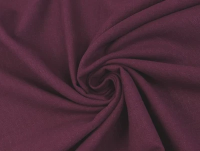 LEINEN 100% Stoff  Stonewashed hochwertige Qualität BORDEAUX EUR 18,98/m - Bild 1 von 2