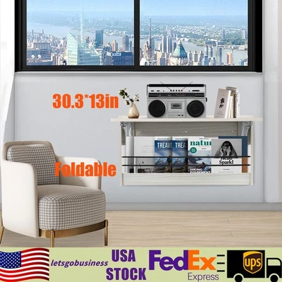 Mesa Plegable Montada en la Pared Gris Claro Mesa Plegable Montada en la Pared Hogar Foto 1 de 4