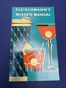 Fleischmann's Mixer's Manual - vintage Mixology Bartending Recipes - Picture 1 of 6