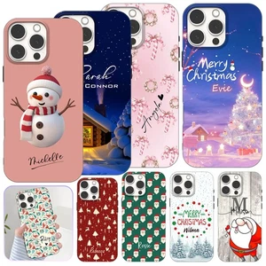 Funda Para iPhone 17 16 15 14 13 Pro Max Navidad Impresa Personalizada Cubierta Trasera - Imagen 1 de 65