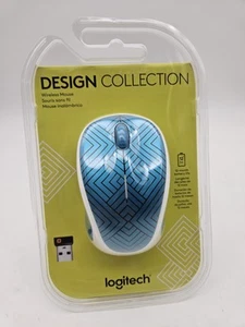 Logitech - Mouse ottico wireless Design Collection con ricevitore nano - Teal - Foto 1 di 2
