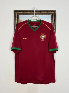 Portugal Home football shirt 2006 Soccer Nike Jersey National Trikot Mens Size L - Picture 1 of 16
