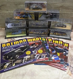 Batman Diecast Modellauto Sammlung Konvolut X9 mit Magazinen in Hüllen Eaglemoss - Bild 1 von 17