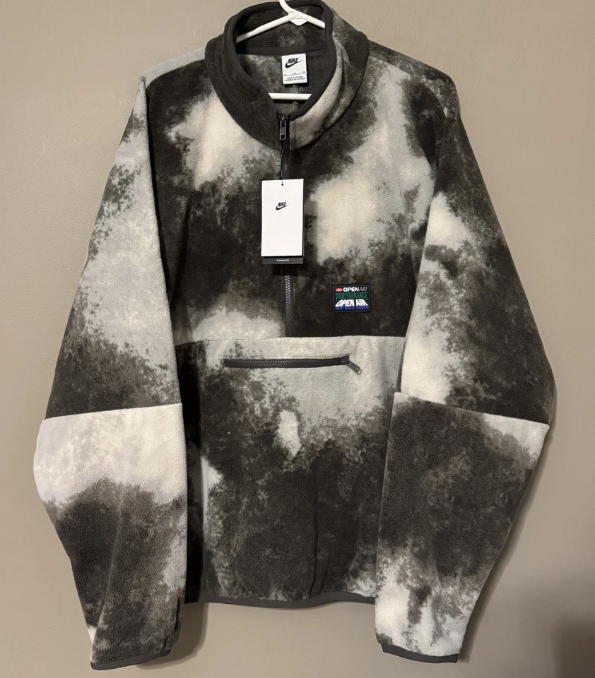 Mens Size S Nike Open Air Performance Club 1/2 Zip Pullover Sweater HV4628-254